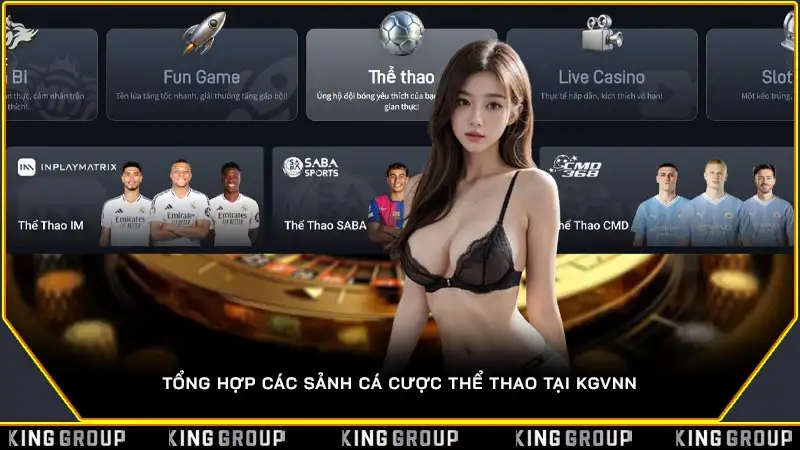 Tổng Hợp Các Sảnh Cá Cược Thể Thao tại KGVNN